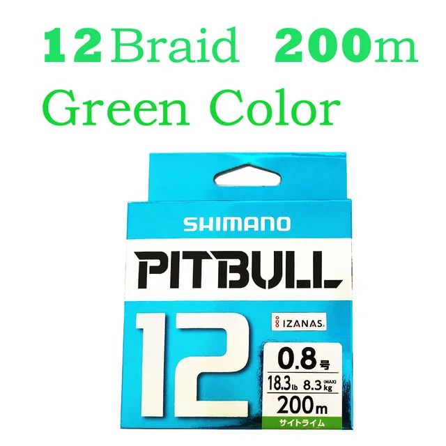 Лиловый Сделано в Японии Новинка SHIMANO PITBULL X4 X8 X12 зеленый синий цвет TANATORU X4 многоцветная плетеная леска - Цвет: Лиловый