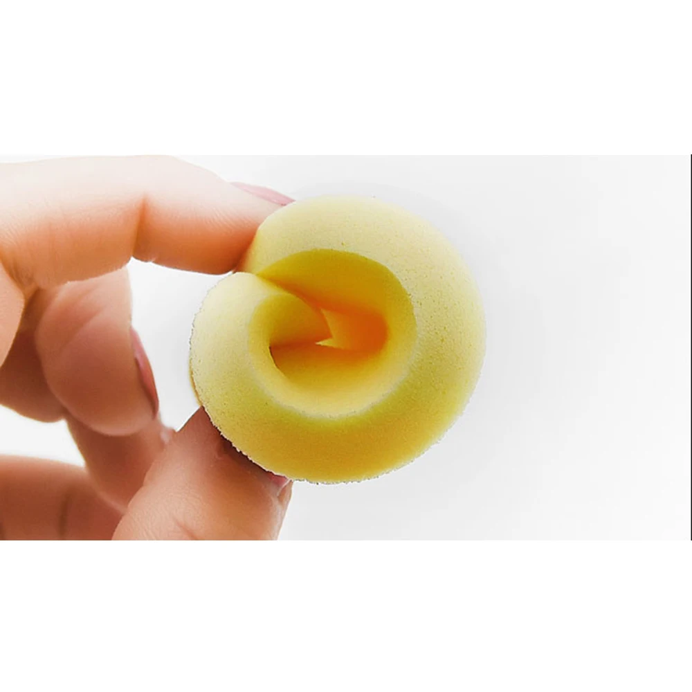 12 шт. натуральная губка для лица спонж мытья очищения косметическая палочка