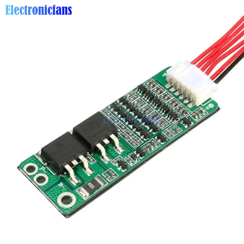 Защитная плата зарядного устройства 18650 литиевый аккумулятор BMS литий ионный 15 А