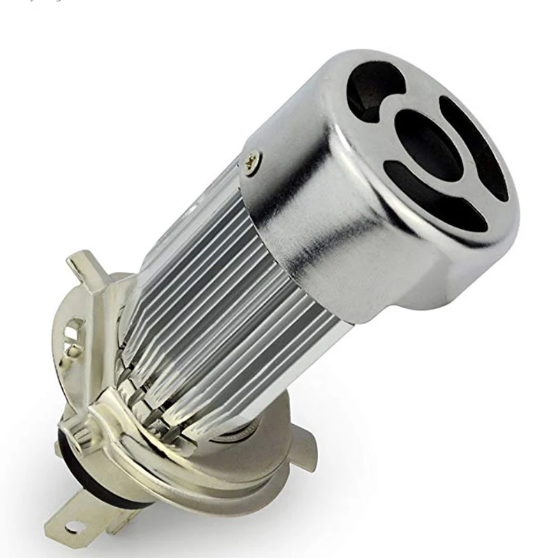 H4 led faro hs1 moto rbike bombillas h4 rcycle alta baja 20 Вт COB 12 В 6500 к bike la lamp principal M4 |