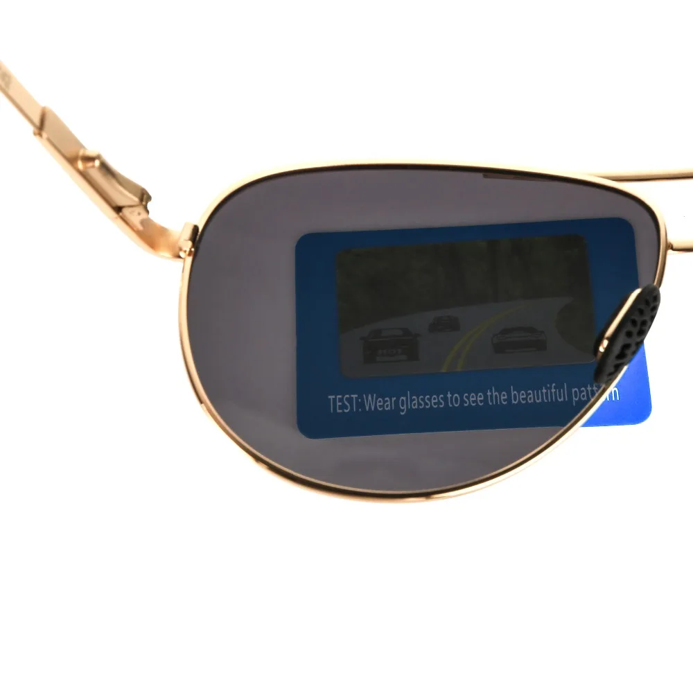 Зеркальные Солнцезащитные очки унисекс поляризационные темные с защитой UV400 для