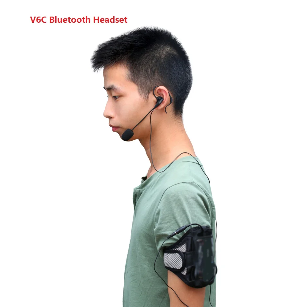 Бесплатная ShippingV6C 1200 м в режиме реального времени полный дуплекс Bluetooth гарнитура