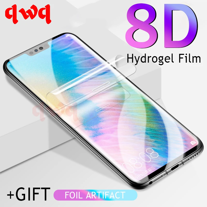 Новинка 8D полное покрытие гидрогель мягкая пленка для Huawei Mate 20 10 Pro Lite HD Защита