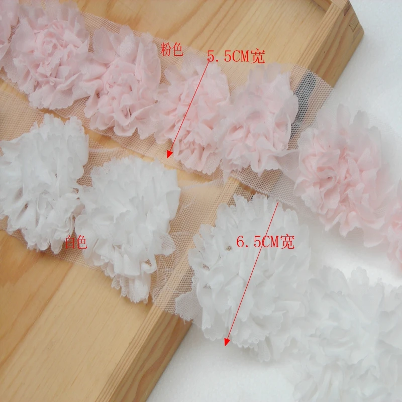 5 м/лот платье с цветочным кружевом свадебные платья украшенные вручную цветами