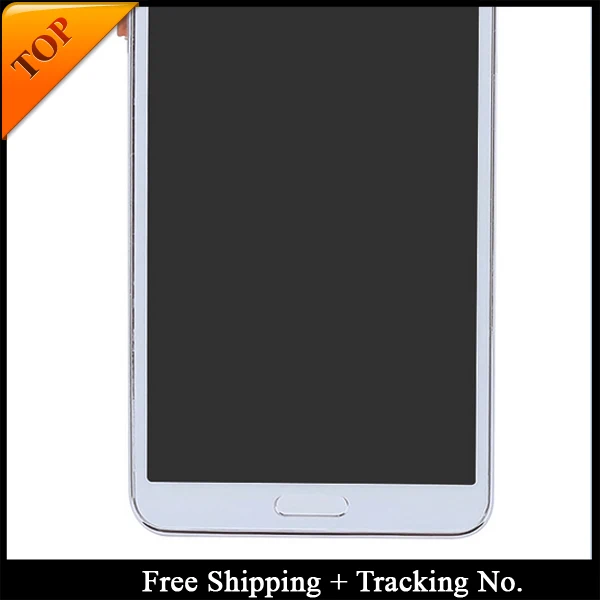 Номер отслеживания 100% протестированный супер AMOLED для Samsung Note 3 LCD N9005 N900A дисплей