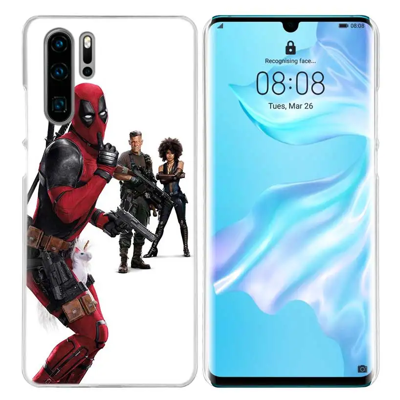 Чехол Дэдпул паук-человек для huawei P20 P Smart Z Plus P30 P10 P9 P8 mate 10 20 lite Pro жесткий чехол для телефона pc Coque