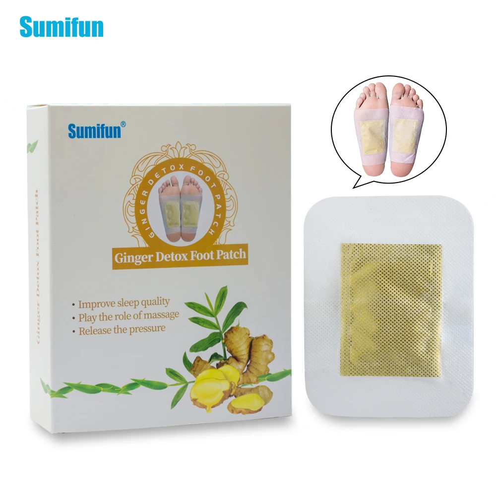 12 шт./кор. Sumifun очищающие Пластыри для ног патч клеи травяные очищающие бамбуковый пластырь красота похудение K03001