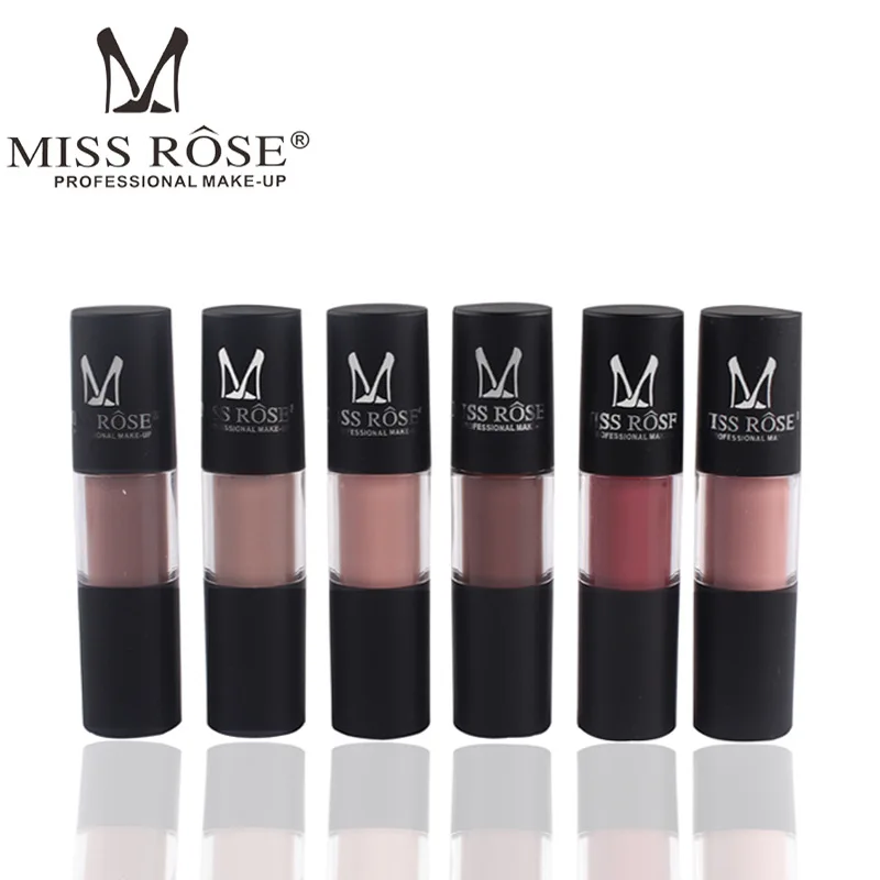 MISS ROSE блеск для губ Водонепроницаемая губная помада матовая длинная