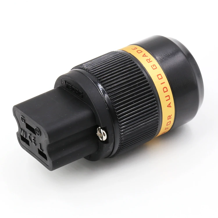 Viborg VF520R 99.99% Чистая медь родиевое покрытие 20A IEC разъем HIFI AC Женский Разъем |