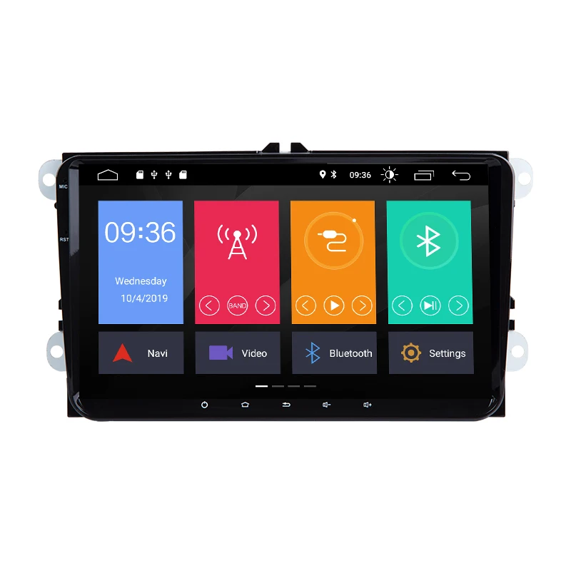 2 Din Android 9,0 Автомобильный мультимедийный для Amarok волксаген VW Passat B6 golf 5 6 Skoda Octavia 2 Superb 2 Seat Leon навигационное радио