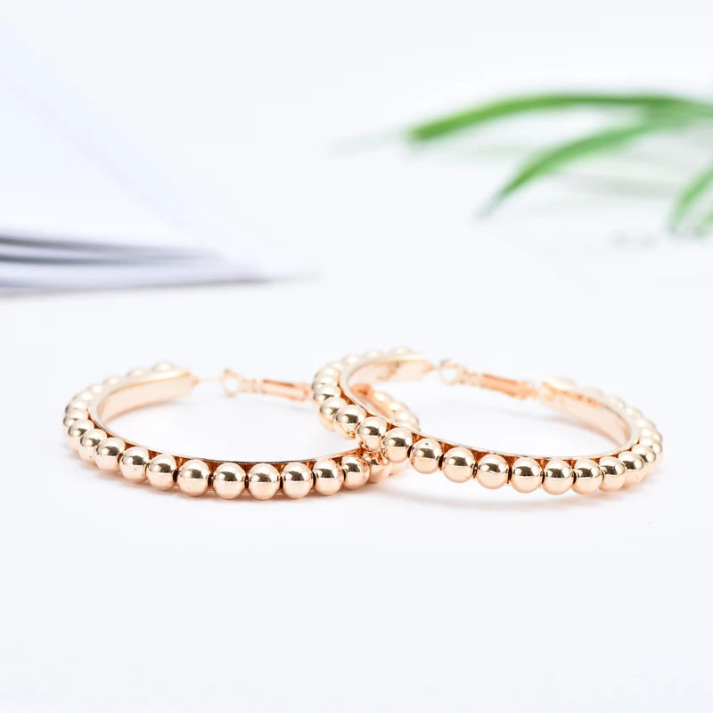 1 пара геометрических шармов BlingBling блестящие серьги кольца золотистого цвета