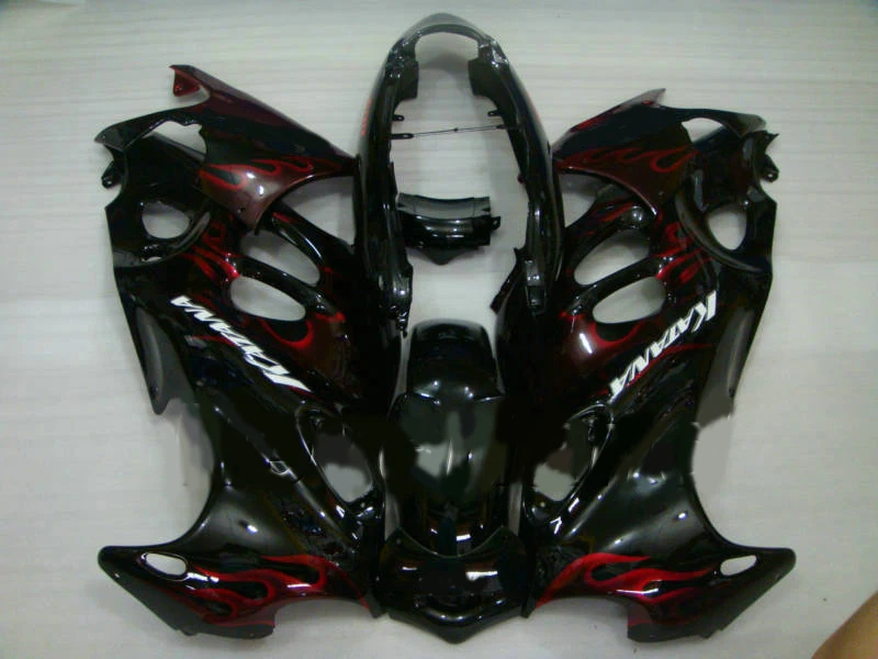 Мотоцикл обтекатель комплект для SUZUKI GSX600 750F 96 98 00 05 GSX600F GSXF750 1996 2006 Красный Пламя