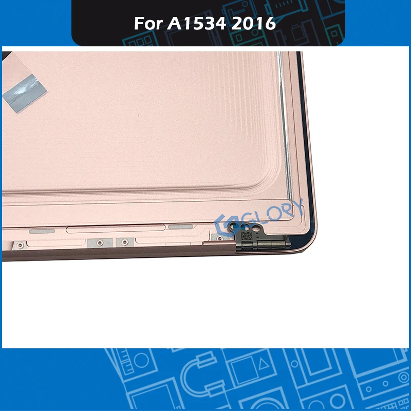 Задняя крышка для Macbook Retina A1534 ЖК-панель цвета розового золота 12 дюймов