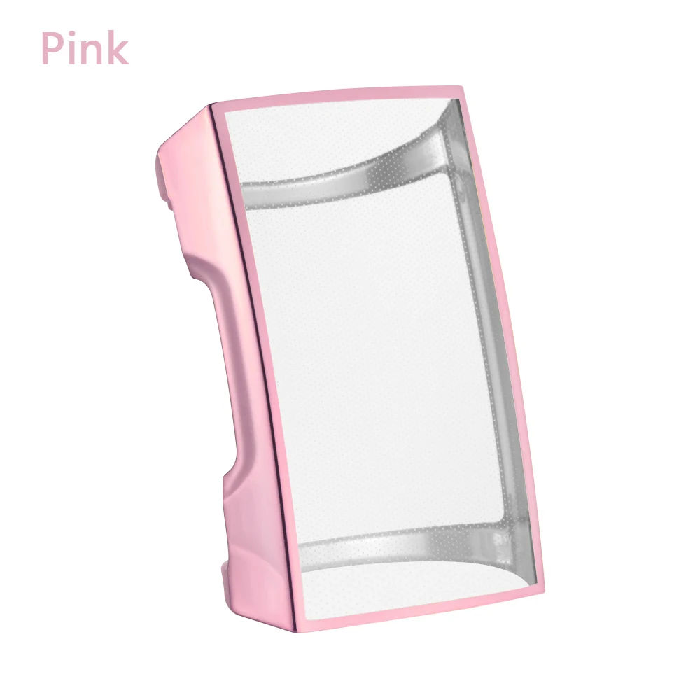 pink Новинка, 6 цветов, мягкий ТПУ чехол, силиконовый защитный прозрачный чехол, чехол для Fitbit Charge 3 Band Smart Watch, защита экрана - Цвет: pink