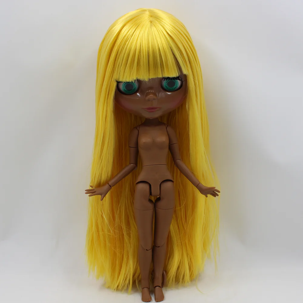 

ICY DBS Blyth doll No.280BL0749 Yellow hair JOINT body Super Black skin 1/6 BJD Neo 30cm