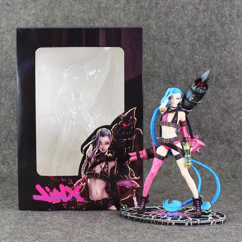 Jinx свободная пушка стоящая Ver. Фигурку 1/6 Масштаб Окрашенные Модель Кукла игра PVC