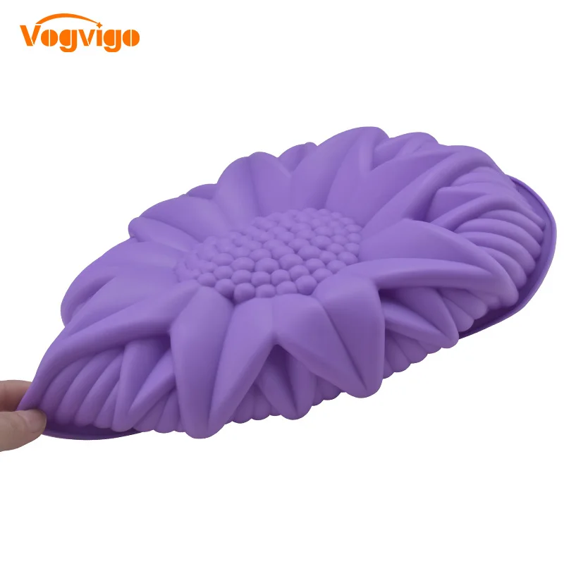 VOGVIGO " DIY Форма для выпечки подсолнечника Форма для торта на день рождения хлеб, пицца, Выпечка Лоток силиконовые формы для торта инструменты для украшения свадебного торта