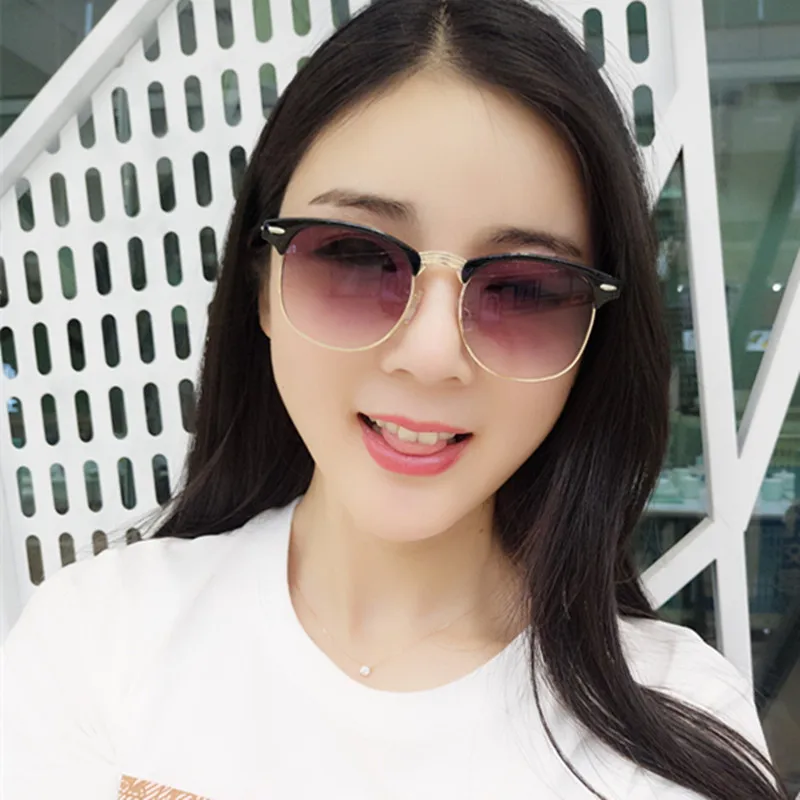 Мужские солнцезащитные очки с защитой UV400 для близорукости женщин и мужчин серые