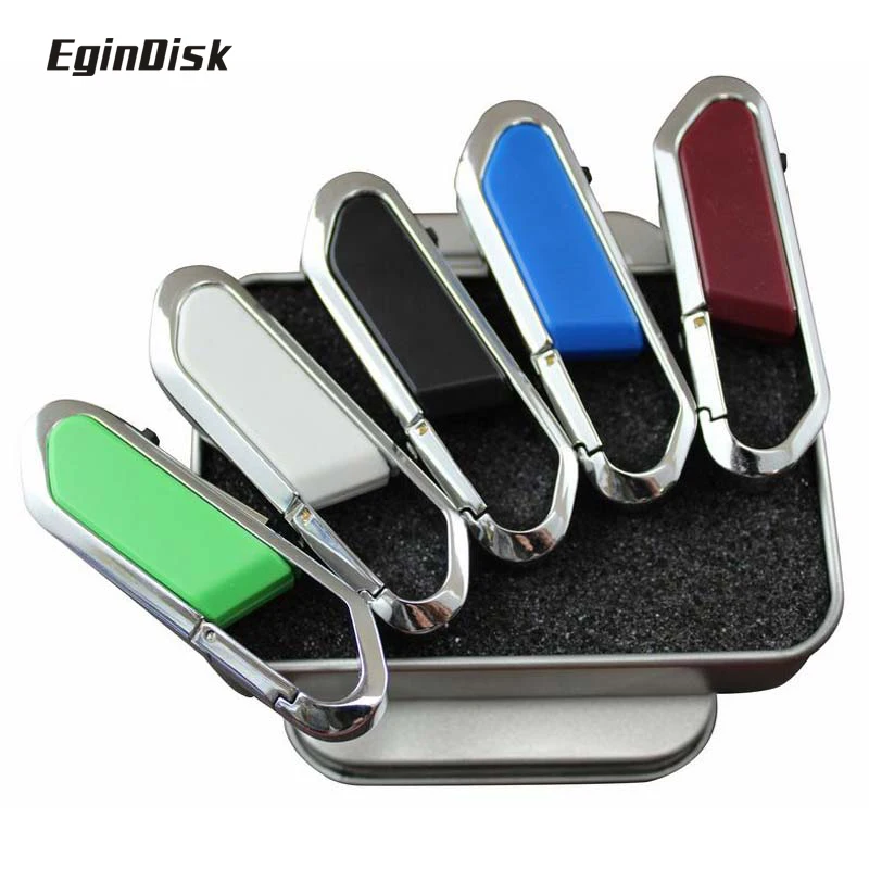 Новые творческие брелок Usb Flash Drive 8 GB 16 32 цепочка для ключей Флэшка карабин Memory Stick
