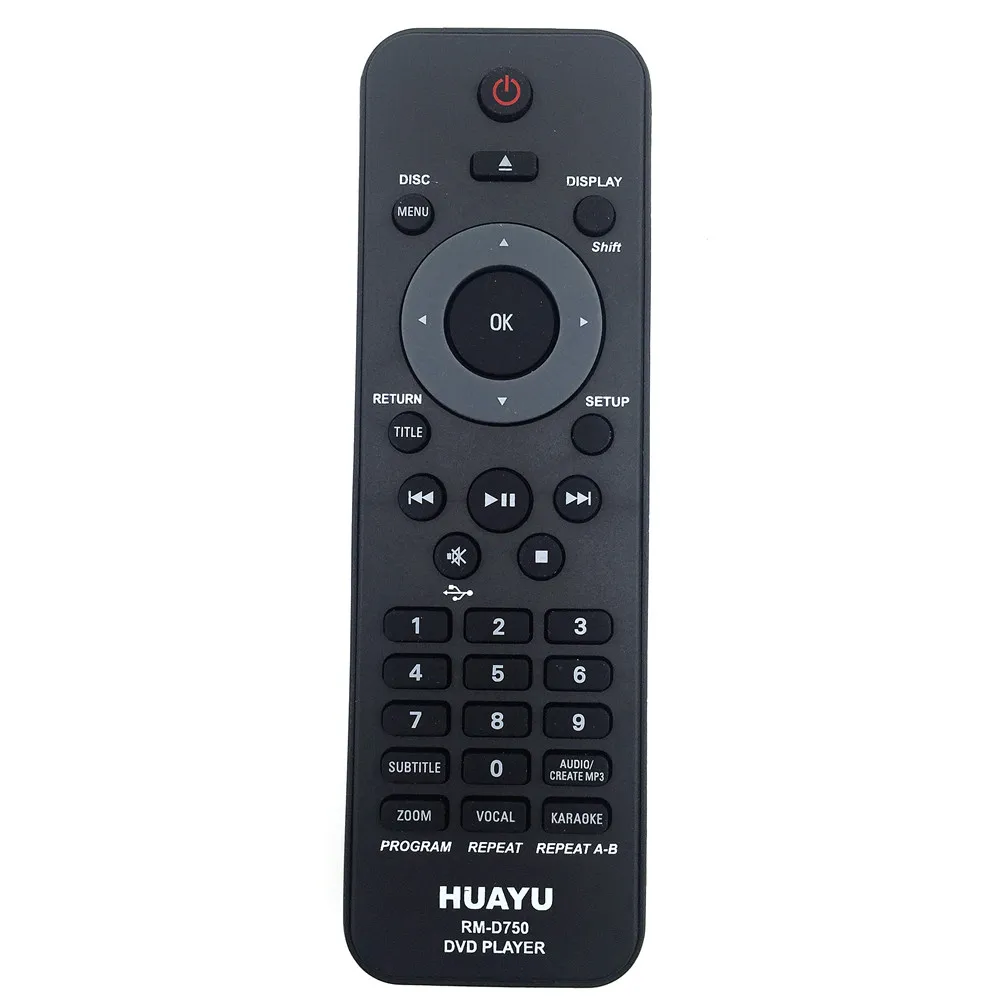Пульт дистанционного управления Управление подходит для Philips Dvd плеер hph091 rc2010 hph103