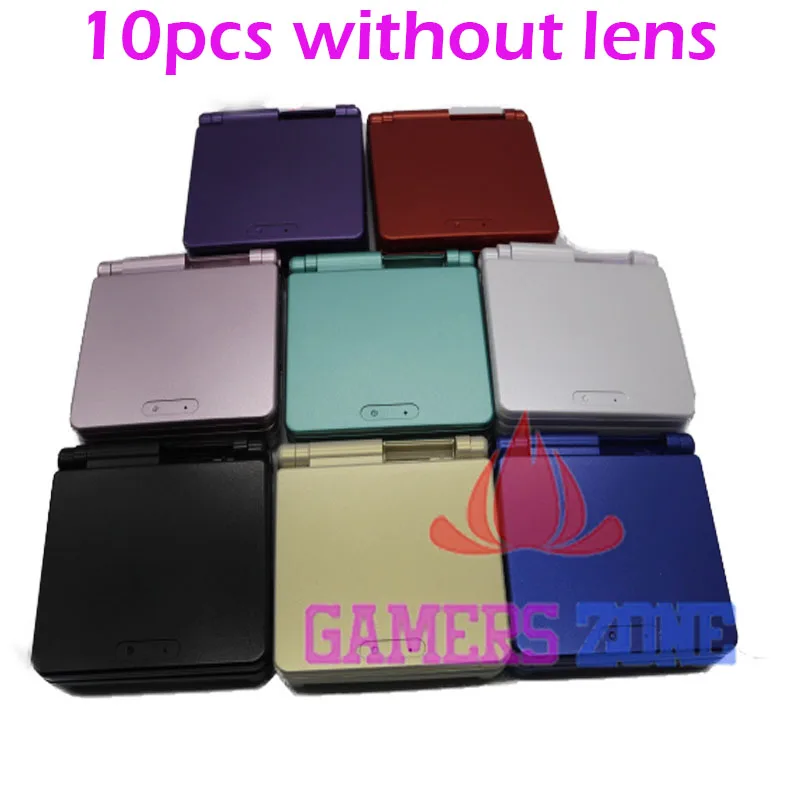 10 шт. корпус чехол ремонтная часть для GBA SP Gameboy Advance без объектива экрана |