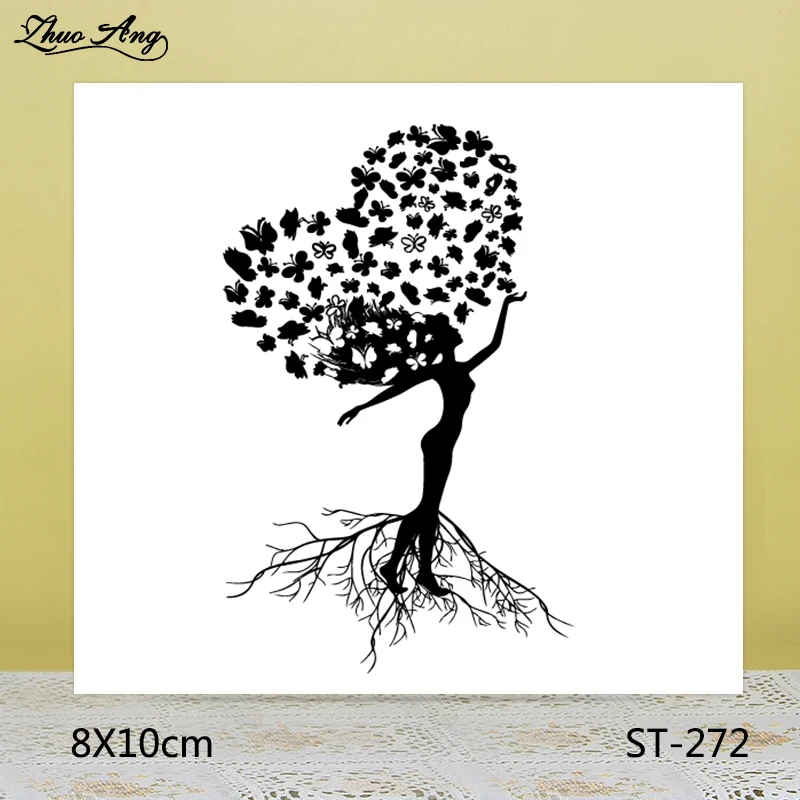 

ZhuoAng Children of the forest Transparent seal / sealed DIY scrapbook / album decoration card / seamless seal