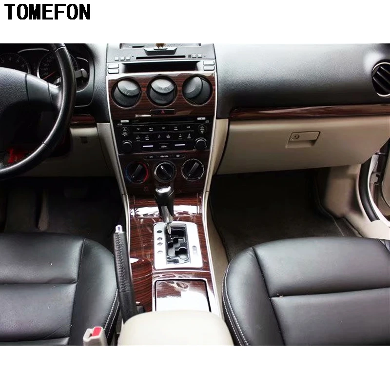 TOMEFON для Mazda 6 2006 до 2014 ABS деревянная Краска Интерьерная Дверная панель передняя