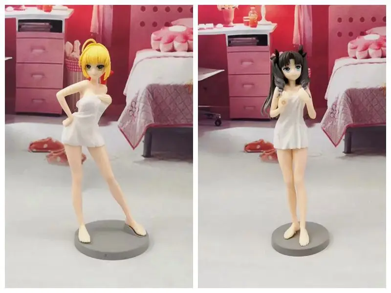 Аниме Fate/Экстра последний Encore Saber Nero Tohsaka Rin Claudius Yukata Ver. Сексуальная ПВХ фигурка