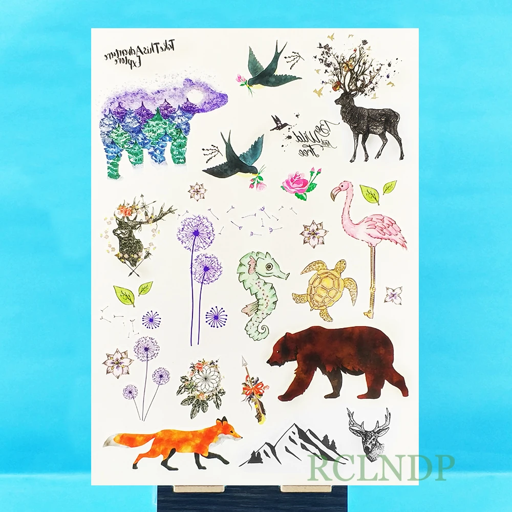 

Waterproof Temporary Tattoo Sticker on body tatto stickers flash tatoo fake tattoos for women girl