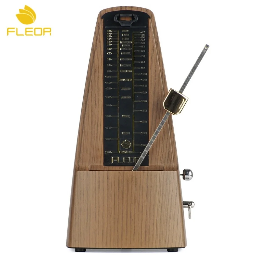 FLEOR Universal Piano Metronome Mechanical Light Teak Color | Спорт и развлечения