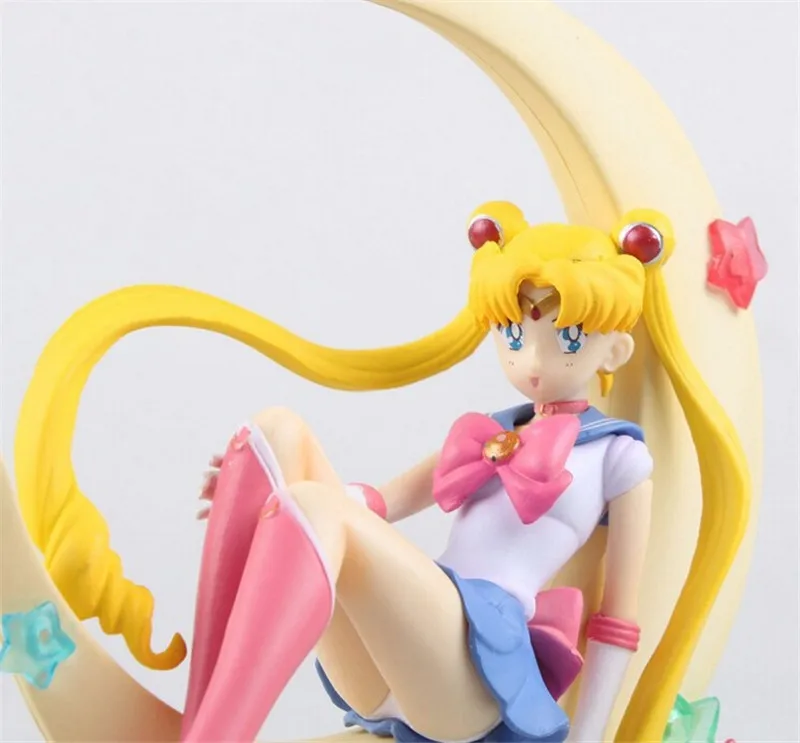 Аниме Сейлор Мун фигурки Tsukino Usagi Figuras Коллекция Модель игрушки куклы Brinquedos 15 см|toy