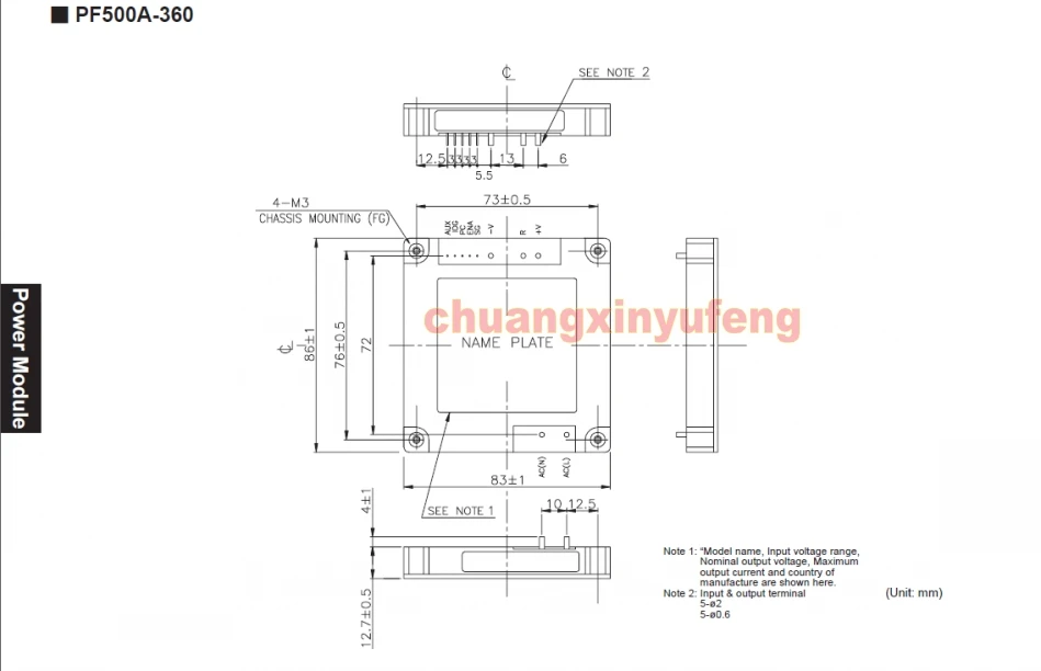LAMBDA PFC модуль питания PF500A-360 PFC: 100/240VAC-360VDC самый мощный ful756W | Электроника