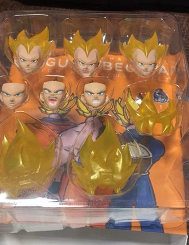 Yellow WSTXBD Demoniacal костюм для Dragon Ball Z DBZ shf SSJ Nevy Синий Красный Вегета ГОКу UI хедsculpt аксессуары фигурка фигурки - Цвет: Yellow