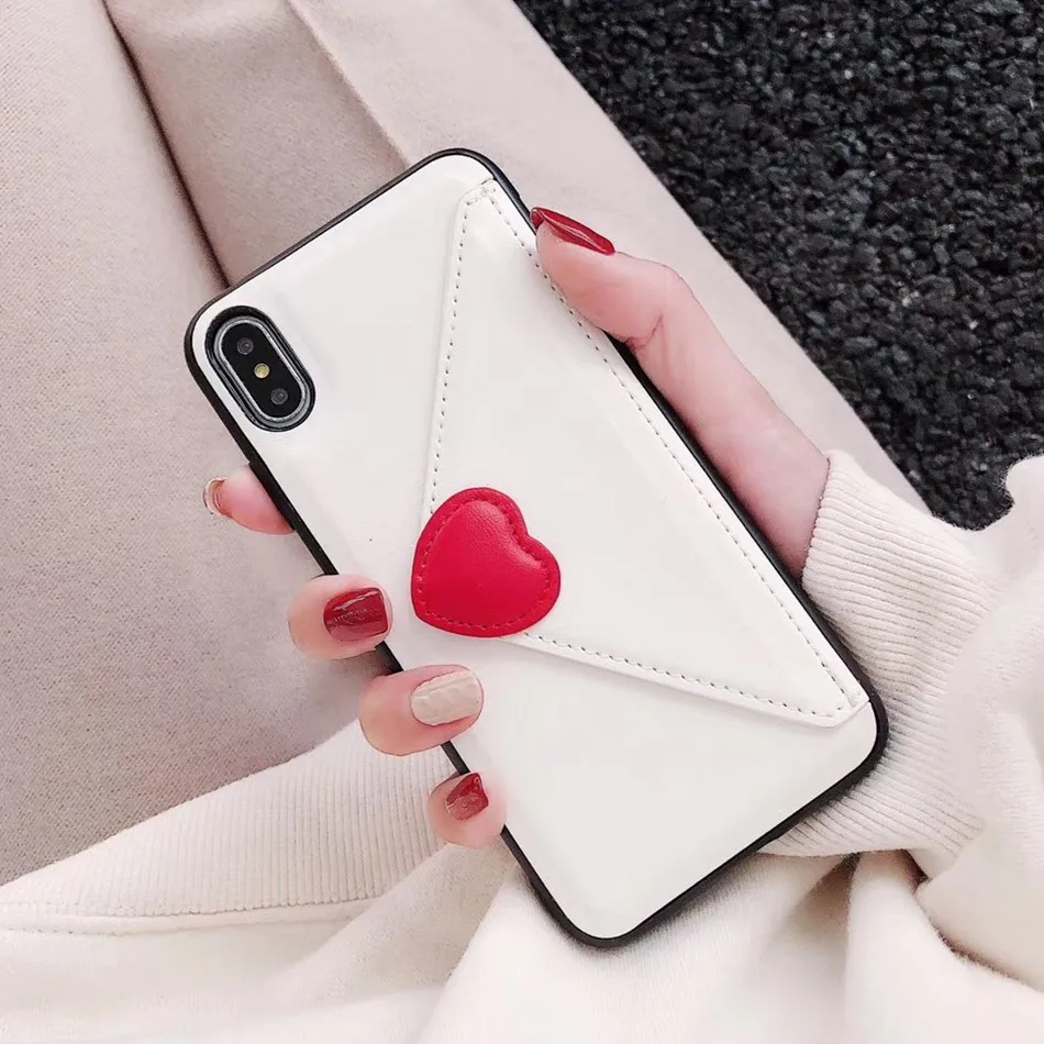 QJW Мода Любовь Сердце кожаный бумажник телефонные чехлы для iPhone XS Max XR 8 плюс 7 plus 6/6
