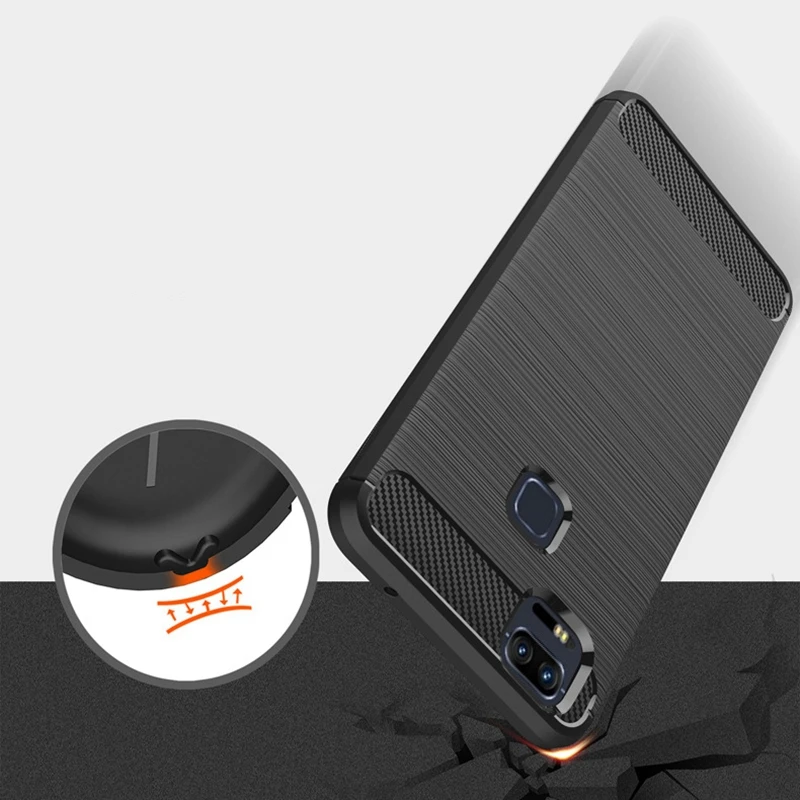 Чехол для Asus Zenfone 3 Zoom Ze553kl на Премиум оригинальный силиконовый гибридный мягкий