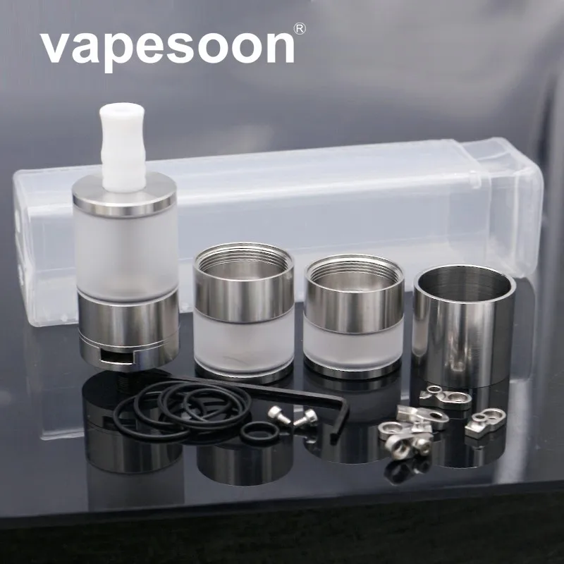 Высококачественный Dvarw MTL V2 RTA Kit DIY атомайзер Ремонтопригодный бак с вставкой для