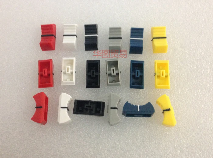 Крышка фейдера потенциометра/4 мм отверстия для регулировки громкости звука 6 шт.