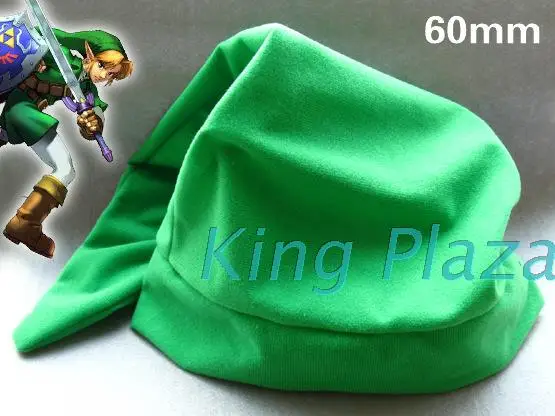 

Anime Cartoon Legend Zelda Link Hat Cosplay Plush hat Cosplay Costume Party Green Plush Hat Cap Zelda Cosplay Hat free ship