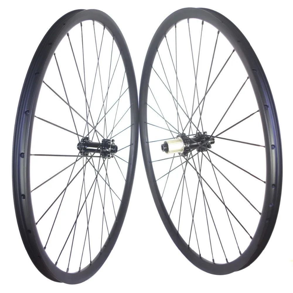 29er mtb колеса из углеродного волокна Углеродные через ось 27 мм ширина 35 | Спорт и