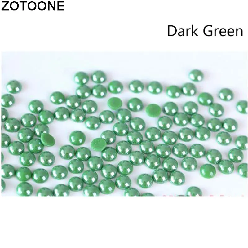 ZOTOONE 3 8-4 мм 1000 шт. с камнями на клейкой основе свадебные платья Сумки DIY Керамика