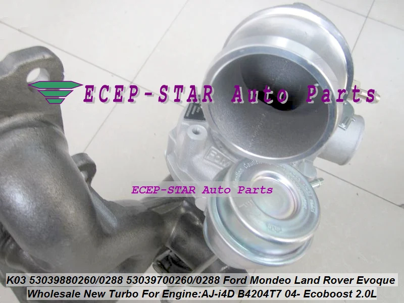 Turbo K03 53039880260 53039880289 53039700288 53039880288 для Ford Mondeo Land Rover Evoque AJ i4D B4204T7 Ecoboos 04 2.0L|turbo k03|k03