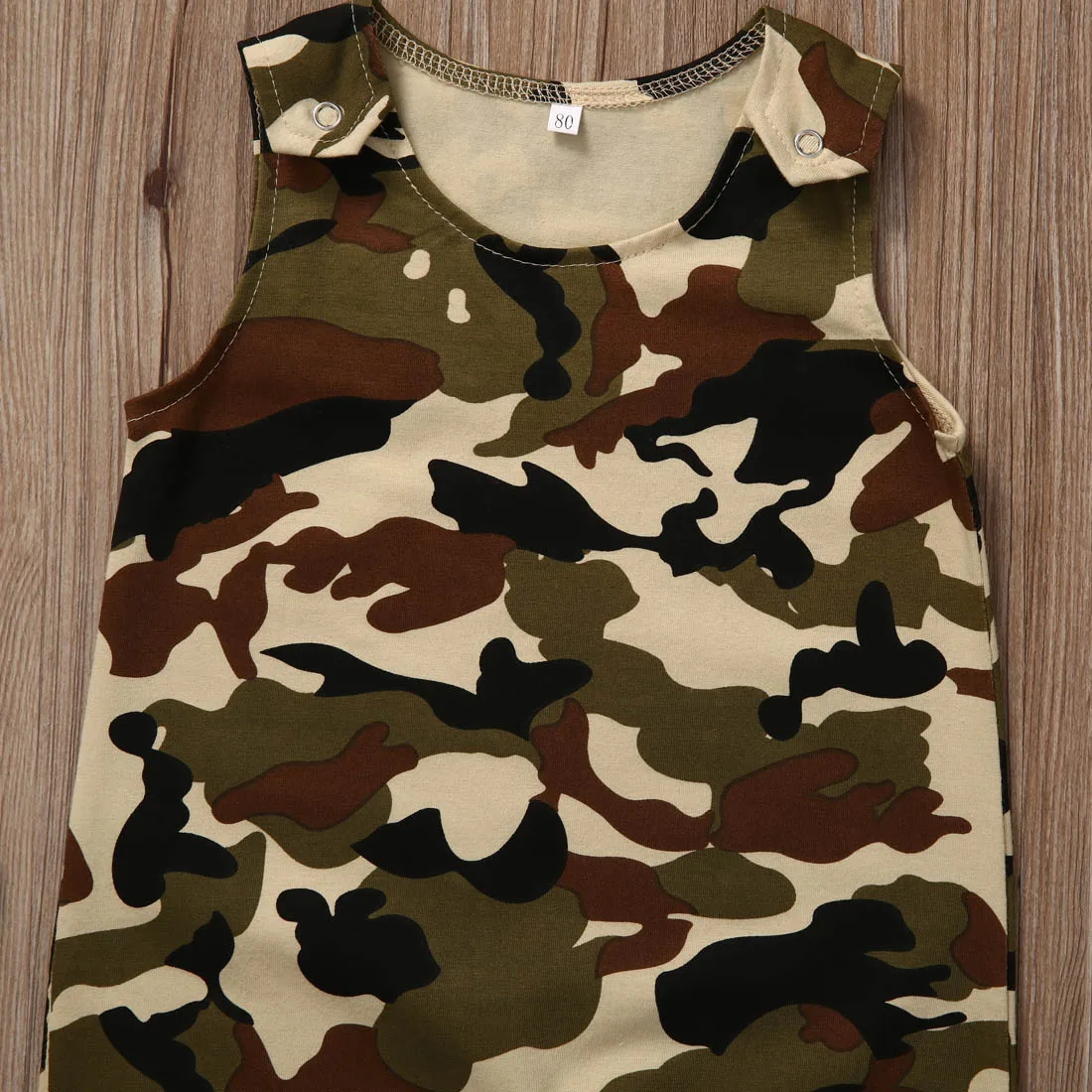 2018 Одежда для новорожденных девочек камуфляжные боди мальчиков костюмы с