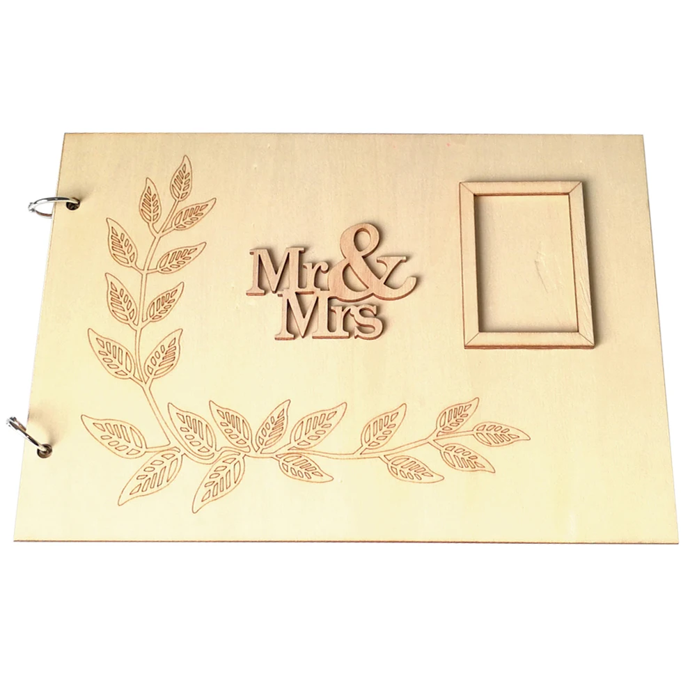 В форме сердца для Экологичная домашняя Свадебная вечеринка запись в гостевой