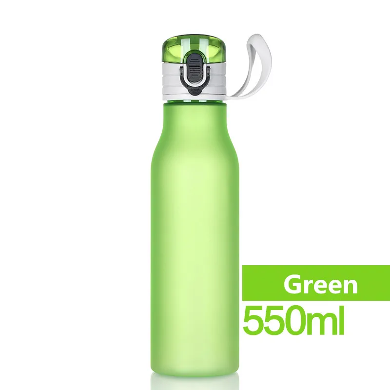 Xidealife Water Bottles 550ml Capacity Drinking Portable Leak Proof and Dust Free Lid Bicycle Camping Sport Plastic Drink | Дом и сад