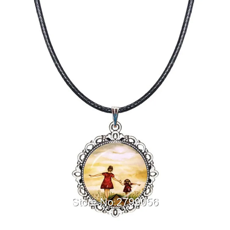 Ожерелье для мамы и дочки подвеска сына ожерелье-чокер лучших друзей семейный