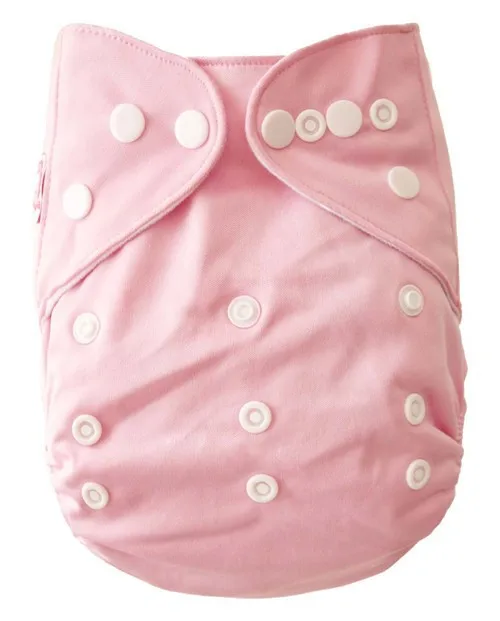 Непослушный детский двухрядный подгузник с защелками однотонный цвет детские