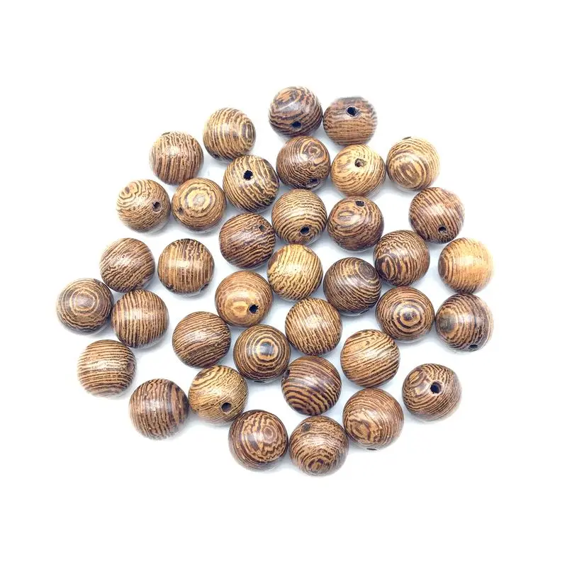 BEADZTALK бусины из натурального дерева Coco Nut 8 мм круглые свободные гладкие