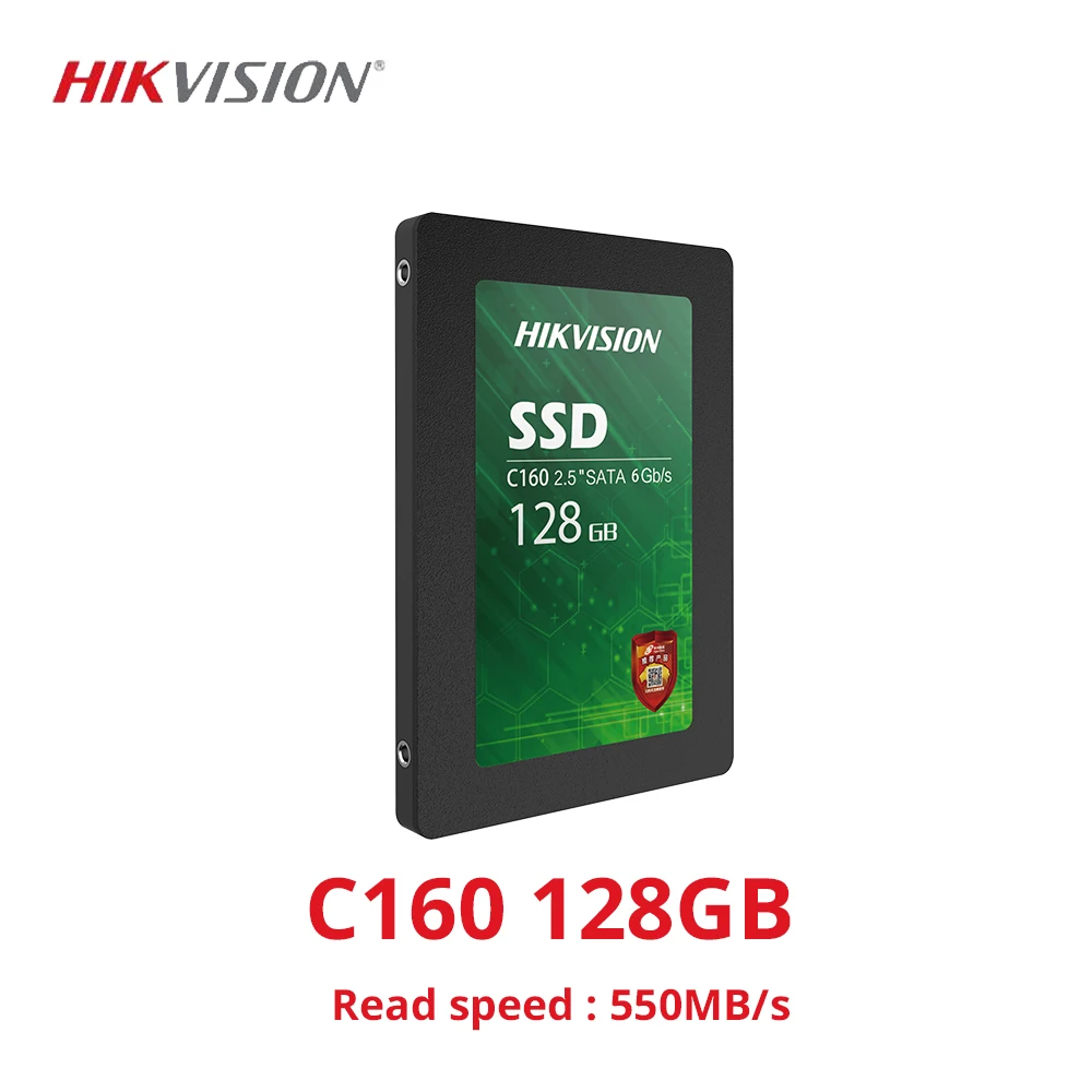 Фото HIKVISION SSD SATA 3 0 128 GB SMI TLC 3D NAND твердотельный жесткий диск быстрее чем HDD Настольный