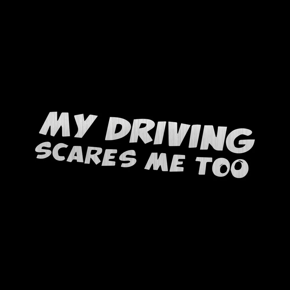 Забавные наклейки My Driving пугает меня слишком автомобильные на бампер и для