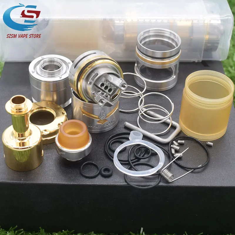 Электронная сигарета Vap G v6 S 23 мм RTA vape 6 мл емкость 316ss Регулируемый нижний